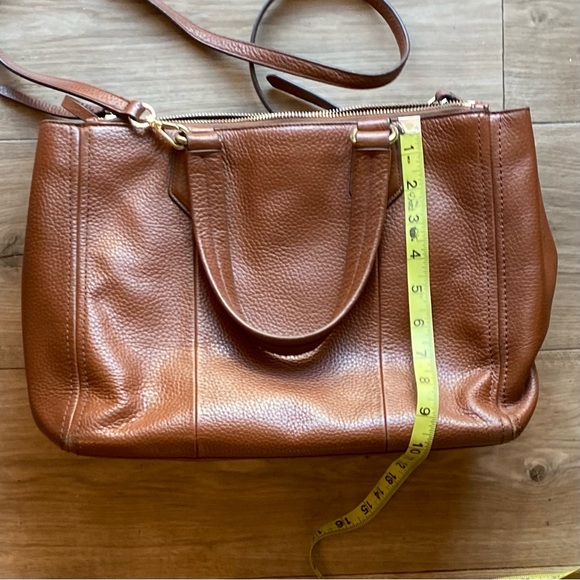 Cole Haan Brown Leather Tote - Picture 6 of 10